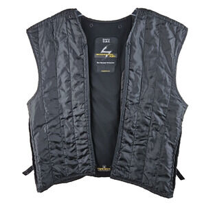 Scorpion Exo Skeleton Motorcycle Vest Liner size Large Liner only Black Puffer